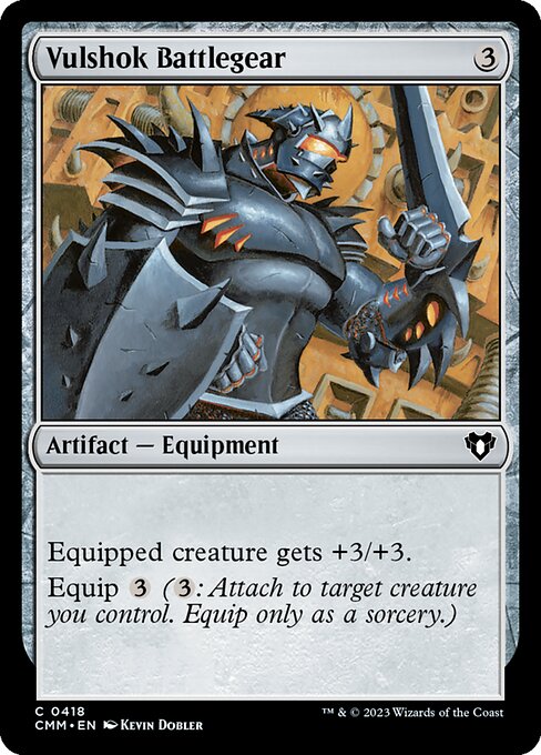 Vulshok Battlegear (CMM 418) [Commander Masters]