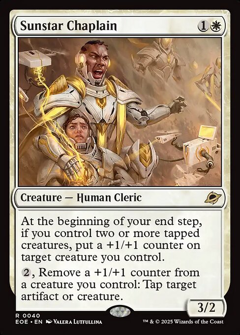 Sunstar Chaplain (EOE 40) [Edge of Eternities]