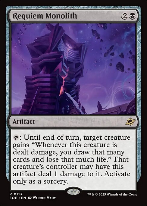 Requiem Monolith (EOE 113) [Edge of Eternities]