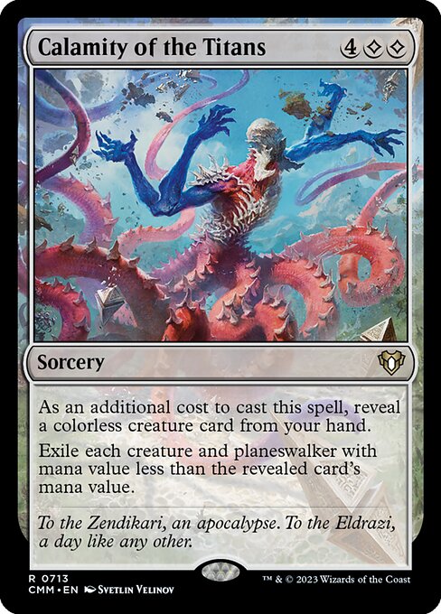 Calamity of the Titans (CMM 713) [Commander Masters]
