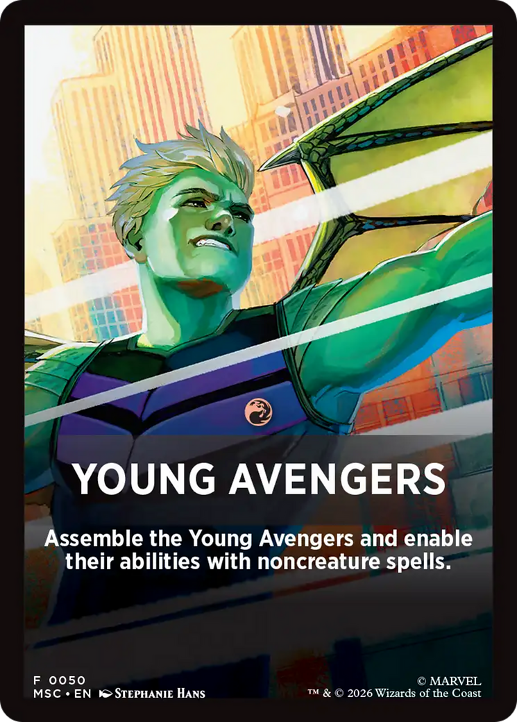 Young Avengers Theme Card [Marvel Super Heroes Commander]
