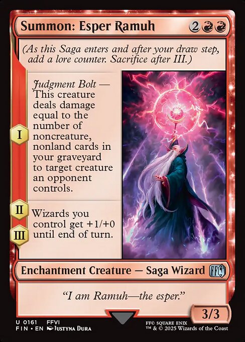 Summon: Esper Ramuh (FIN 161) [Final Fantasy]
