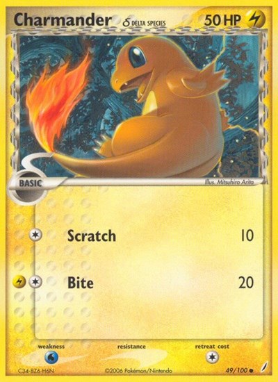 Charmander Delta Species (CG 49/100) [Crystal Guardians]