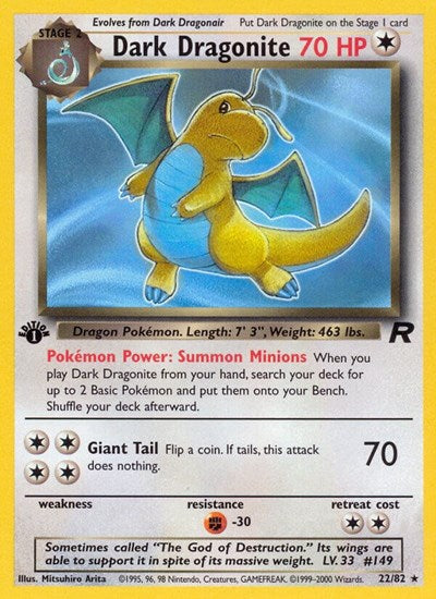Dark Dragonite 22 (TR 22/82) [Team Rocket]