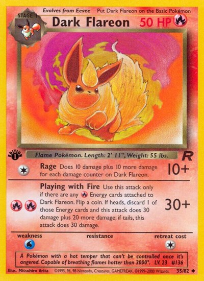 Dark Flareon (TR 35/82) [Team Rocket]