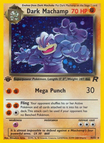 Dark Machamp 10 (TR 10/82) [Team Rocket]