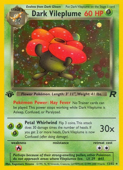 Dark Vileplume 13 (TR 13/82) [Team Rocket]