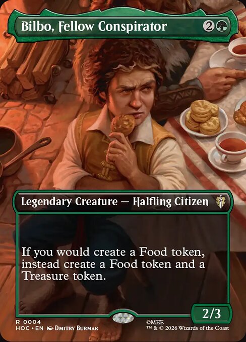 Bilbo, Fellow Conspirator (Borderless) (HOC 4) [The Hobbit Eternal]