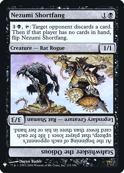 Nezumi Shortfang // Stabwhisker the Odious (PLST CHK-131) [The List]