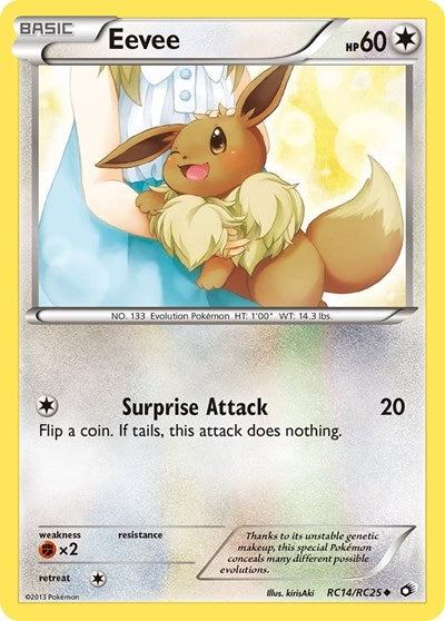 Eevee (LTR RC14/RC25) [Legendary Treasures: Radiant Collection]