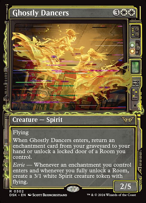 Ghostly Dancers (DSK 302) [Duskmourn: House of Horror]