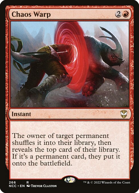 Chaos Warp (NCC 266) [New Capenna Commander]