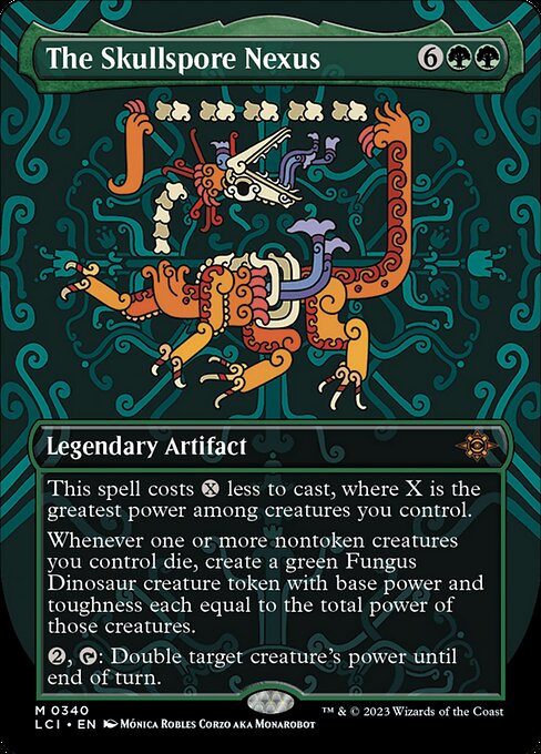 The Skullspore Nexus (Borderless · Full Art) (LCI 340) [The Lost Caverns of Ixalan]