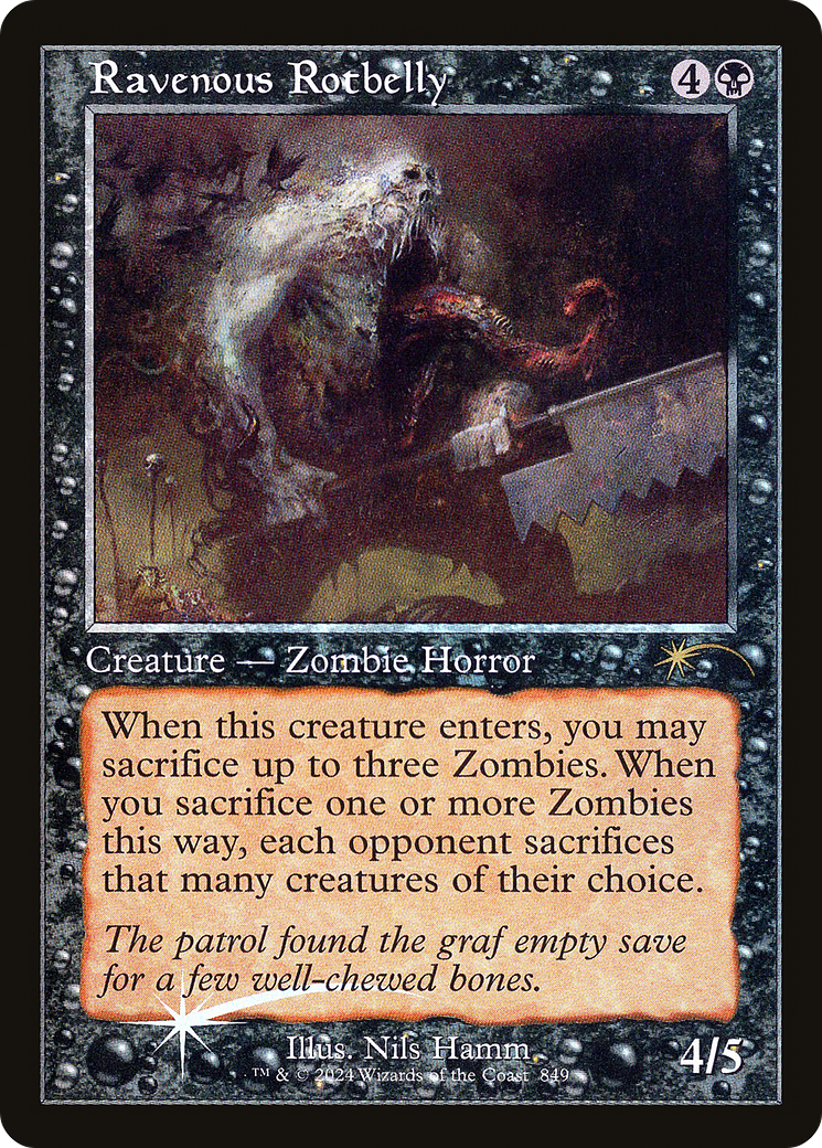 Ravenous Rotbelly (Retro Frame) [Secret Lair Drop Series]