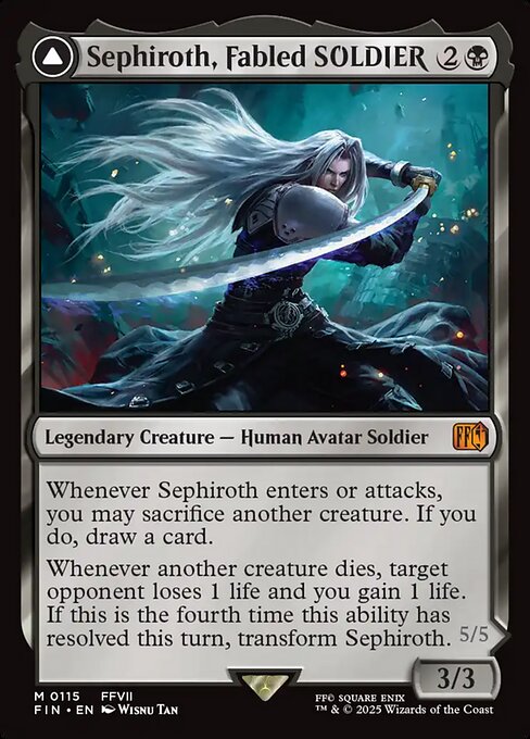 Sephiroth, Fabled SOLDIER // Sephiroth, One-Winged Angel (FIN 115) [Final Fantasy]