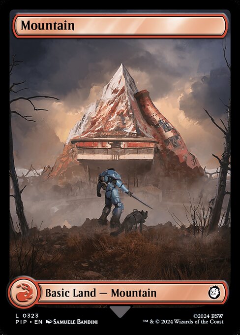 Mountain (Full Art) (PIP 323) [Fallout]