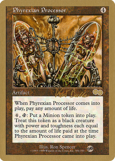 Phyrexian Processor (WC99 kb306sb) [World Championship Decks 1999]