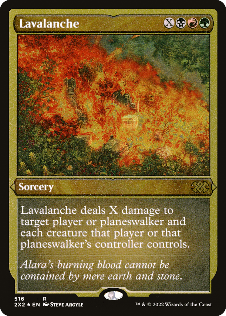 Lavalanche (Foil Etched) [Double Masters 2022]