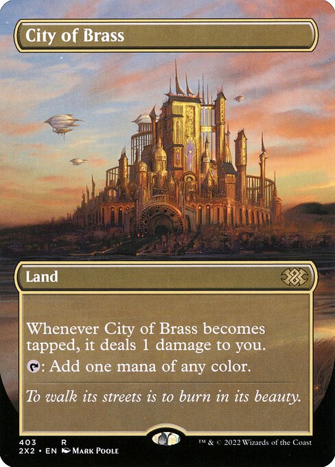 City of Brass (Borderless · Full Art) (2X2 403) [Double Masters 2022]