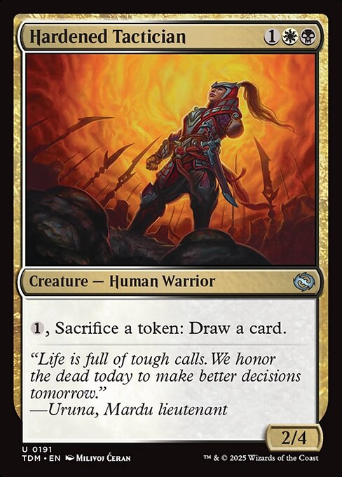 Hardened Tactician (TDM 191) [Tarkir: Dragonstorm]