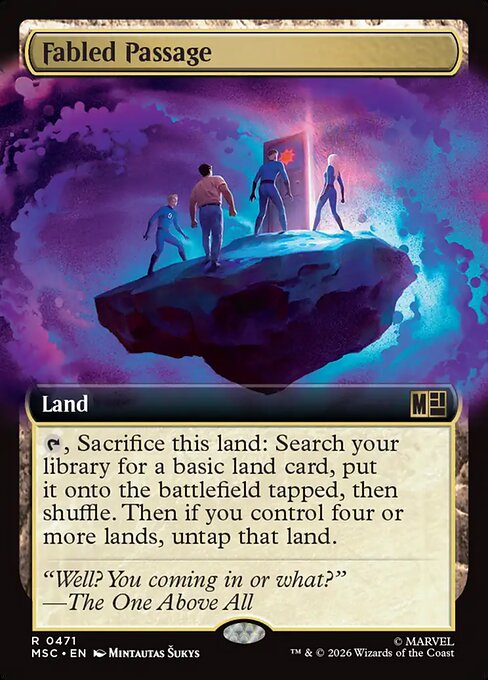 Fabled Passage (Extended Art) (MSC 471) [Marvel Super Heroes Commander]