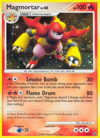 Magmortar DP20 (PR DP20) [Diamond and Pearl Promos]
