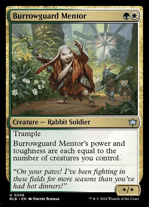 Burrowguard Mentor (BLB 206) [Bloomburrow]