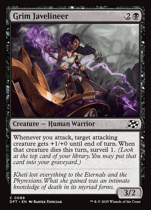Grim Javelineer (DFT 89) [Aetherdrift]