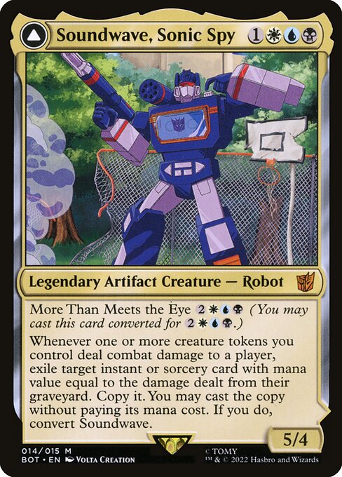 Soundwave, Sonic Spy // Soundwave, Superior Captain (BOT 14) [Transformers]
