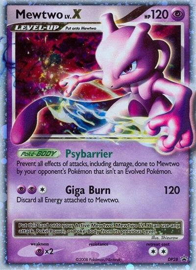 Mewtwo LVX DP28 (PR DP28) [Diamond and Pearl Promos]