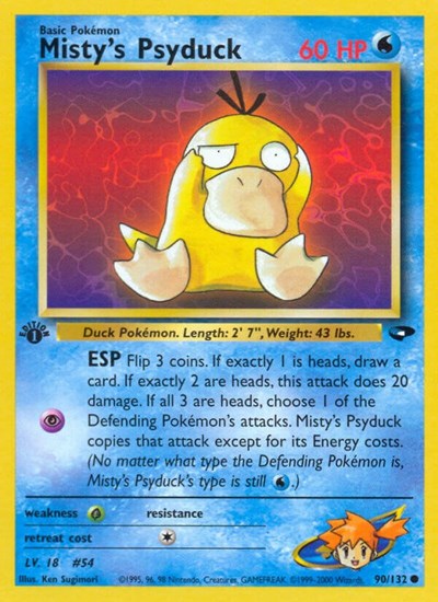 Mistys Psyduck (G2 090/132) [Gym Challenge]