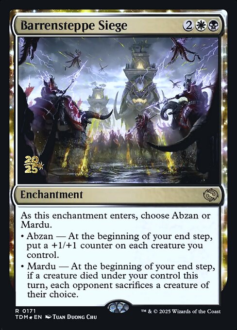 Barrensteppe Siege (PTDM 171s) [Tarkir: Dragonstorm Promos]