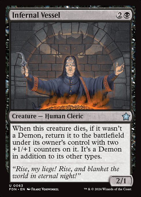 Infernal Vessel (FDN 63) [Foundations]