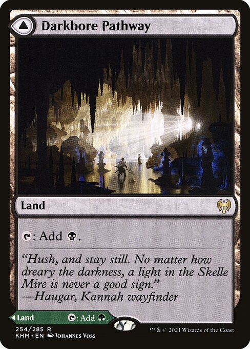 Darkbore Pathway // Slitherbore Pathway (KHM 254) [Kaldheim]