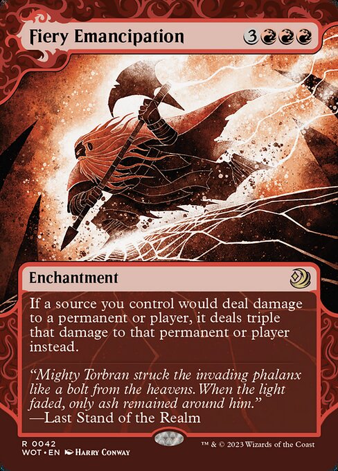 Fiery Emancipation (WOT 42) [Wilds of Eldraine: Enchanting Tales]