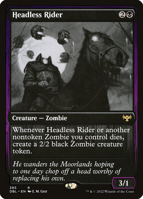 Headless Rider (DBL 385) [Innistrad: Double Feature]