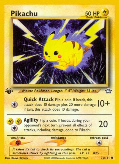 Pikachu (N1 070/111) [Neo Genesis]