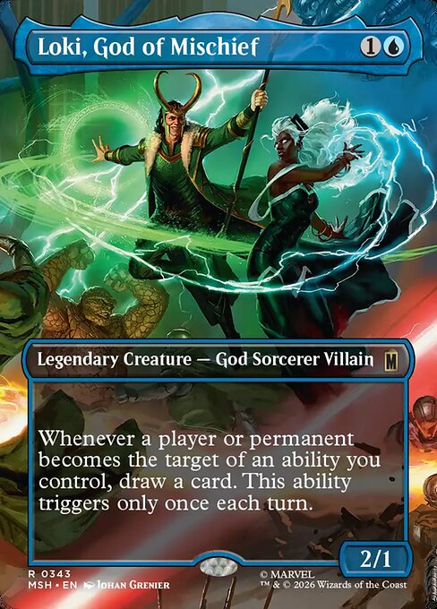 Loki, God of Mischief (Borderless) (MSH 343) [Marvel Super Heroes]