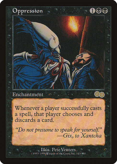Oppression (USG 143) [Urza's Saga]