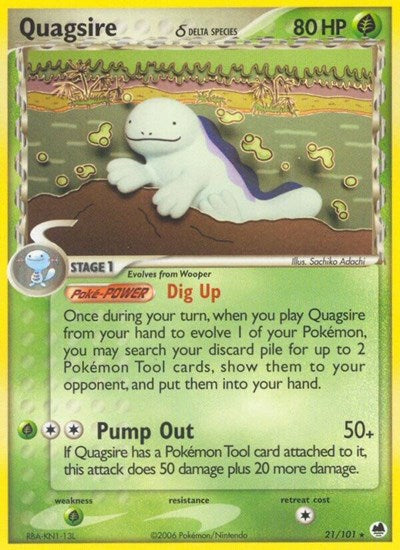 Quagsire Delta Species (DF 21/101) [Dragon Frontiers]