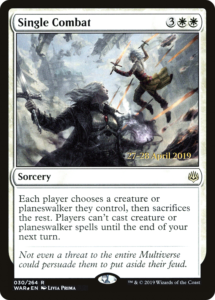 Single Combat [War of the Spark Prerelease Promos]
