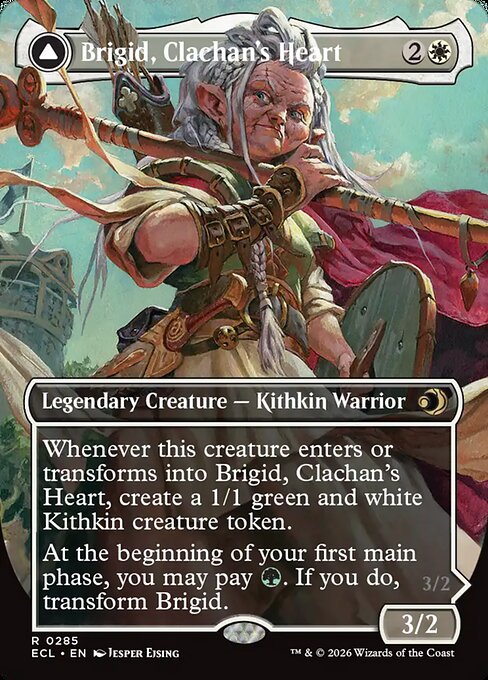 Brigid, Clachan's Heart // Brigid, Doun's Mind (ECL 285) [Lorwyn Eclipsed]