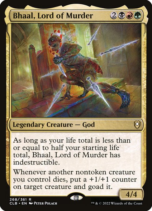 Bhaal, Lord of Murder (CLB 268) [Commander Legends: Battle for Baldur's Gate]