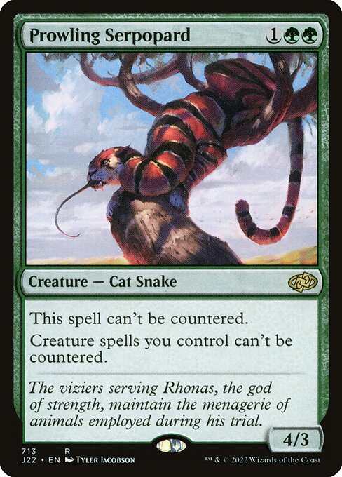 Prowling Serpopard (J22 713) [Jumpstart 2022]