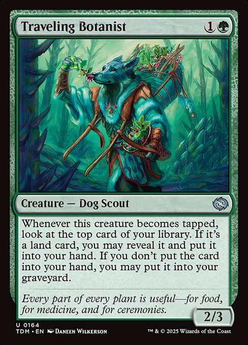 Traveling Botanist (TDM 164) [Tarkir: Dragonstorm]