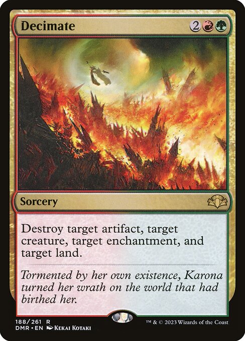 Decimate (DMR 188) [Dominaria Remastered]