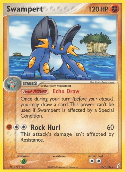 Swampert (CG 27/100) [Crystal Guardians]