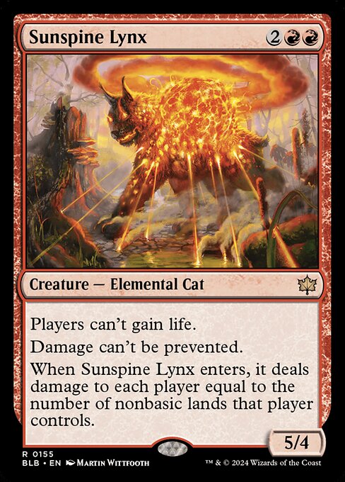 Sunspine Lynx (BLB 155) [Bloomburrow]