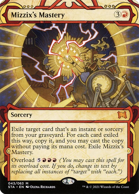 Mizzix's Mastery (Borderless · Showcase) (STA 43) [Strixhaven Mystical Archive]