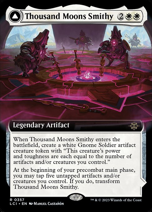 Thousand Moons Smithy // Barracks of the Thousand (LCI 357) [The Lost Caverns of Ixalan]